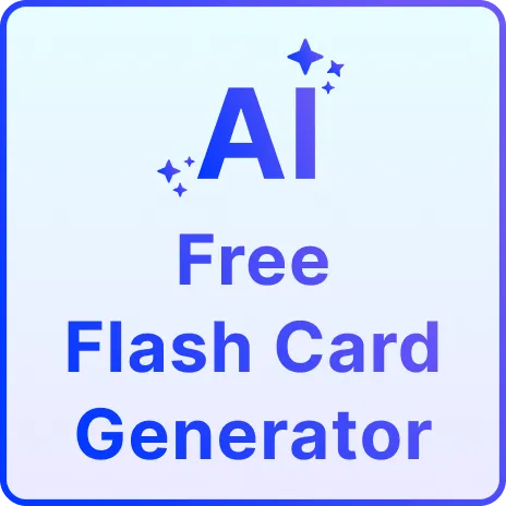 Free AI Flashcard Generator, Create Study Flashcards Online [ No Signup ]